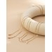 2pcs Faux Pearl Charm Waist Chain