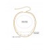 2pcs Bead Decor Waist Chain