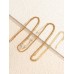 2pcs Bead Decor Waist Chain