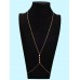 Rhinestone Decor Body Chain