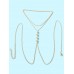 Rhinestone Decor Body Chain