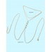 Rhinestone Decor Body Chain