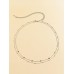 2pcs Disc Decor Waist Chain